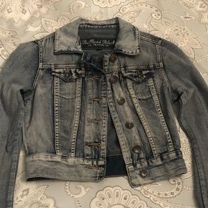Cropped jean jacket